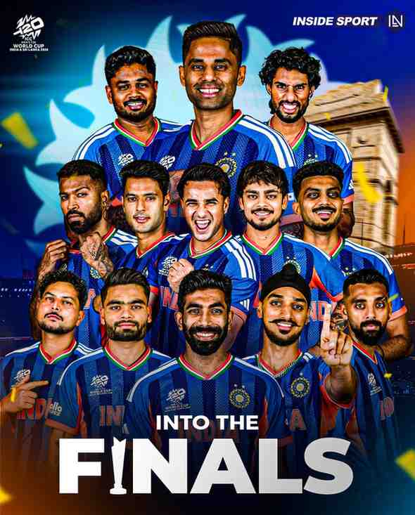 India, Jasprit Bumrah, Axar Patel, Sanju Samson, Hardik Pandya, Tilak Verma, 